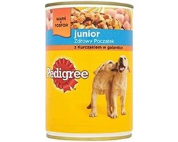 Natvoer voor Puppy's met Kip in Gelei - 24 x 400g Hondenvoer