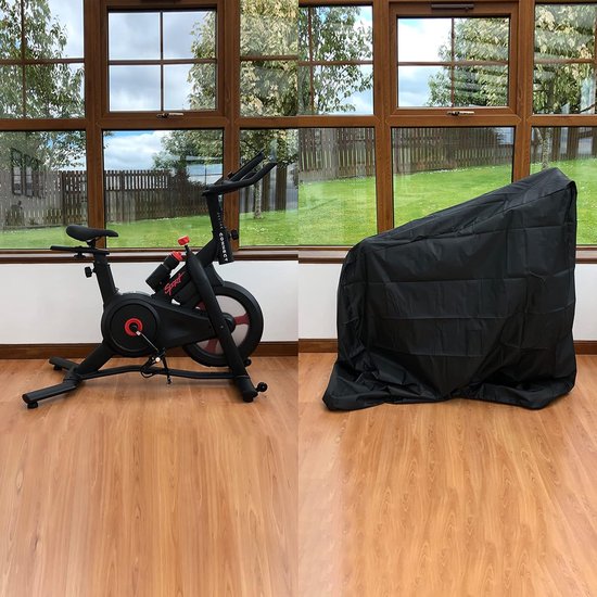 Hoes voor hometrainer, waterdichte hoes, fietshoes, beschermhoes voor buitenfiets, stofdicht en waterdicht, loopbandhoes, stofhoes voor dynamische fiets,140*60*120/160cm van Merkloos — afbeelding 2