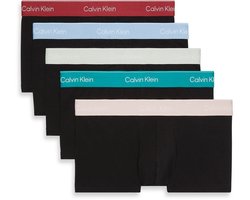 Calvin Klein - Heren Onderbroeken 5-Pack Icon Stretch Boxers - Zwart - Maat S