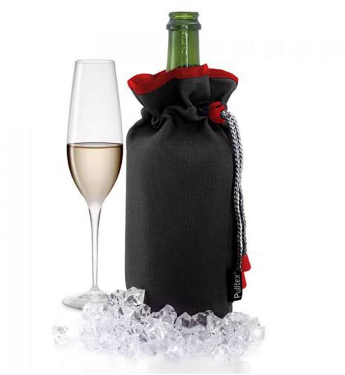 Champagne Cooler Bag Monza - Zwart & Rood