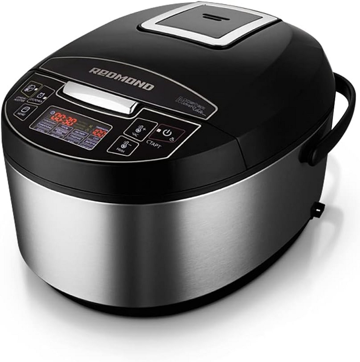 Multicooker 5 Liter met 40 Programma's - Brood, Stomen & Meer - LCD Touch Display