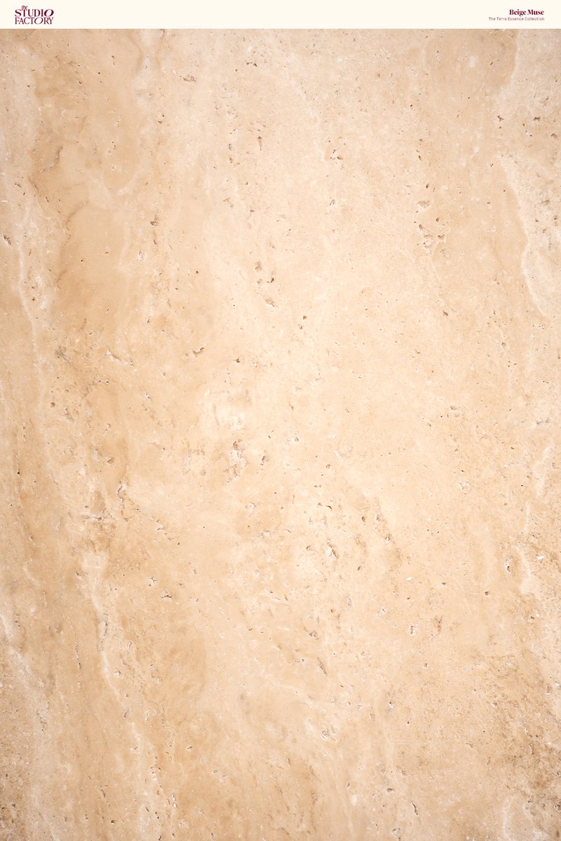 Fotografie Achtergrond 60x90 cm – Productfotografie Backdrop – Food Fotografie – Travertine Fotostudio Achtergrond Beige Muse