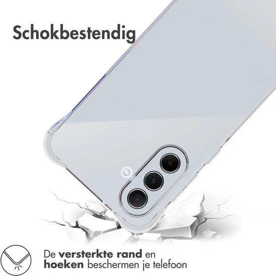 Coque imoshion adaptée à Samsung Galaxy A56 Coque en Siliconen - Coque antichoc imoshion - Transparente