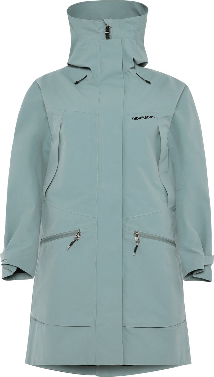 Didriksons ILMA WNS PARKA 8 Dames Outdoorjas Factory Blauw