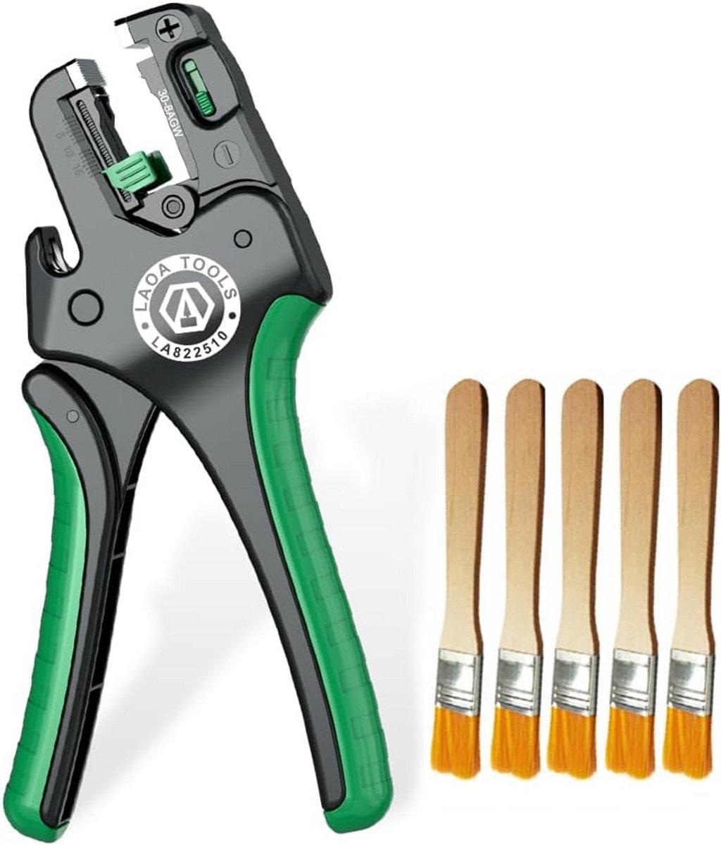 Automatische Draadstriptang Zelfstellend voor Kabel 0.08 mm² tot 16 mm² | Precisie Strippen voor Elektra