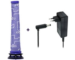 Propex Parts Oplader (967813-03) & Pre-motor Filter (965661-01) - Compatibel met Dyson V6 / V7 / V8 965661-01