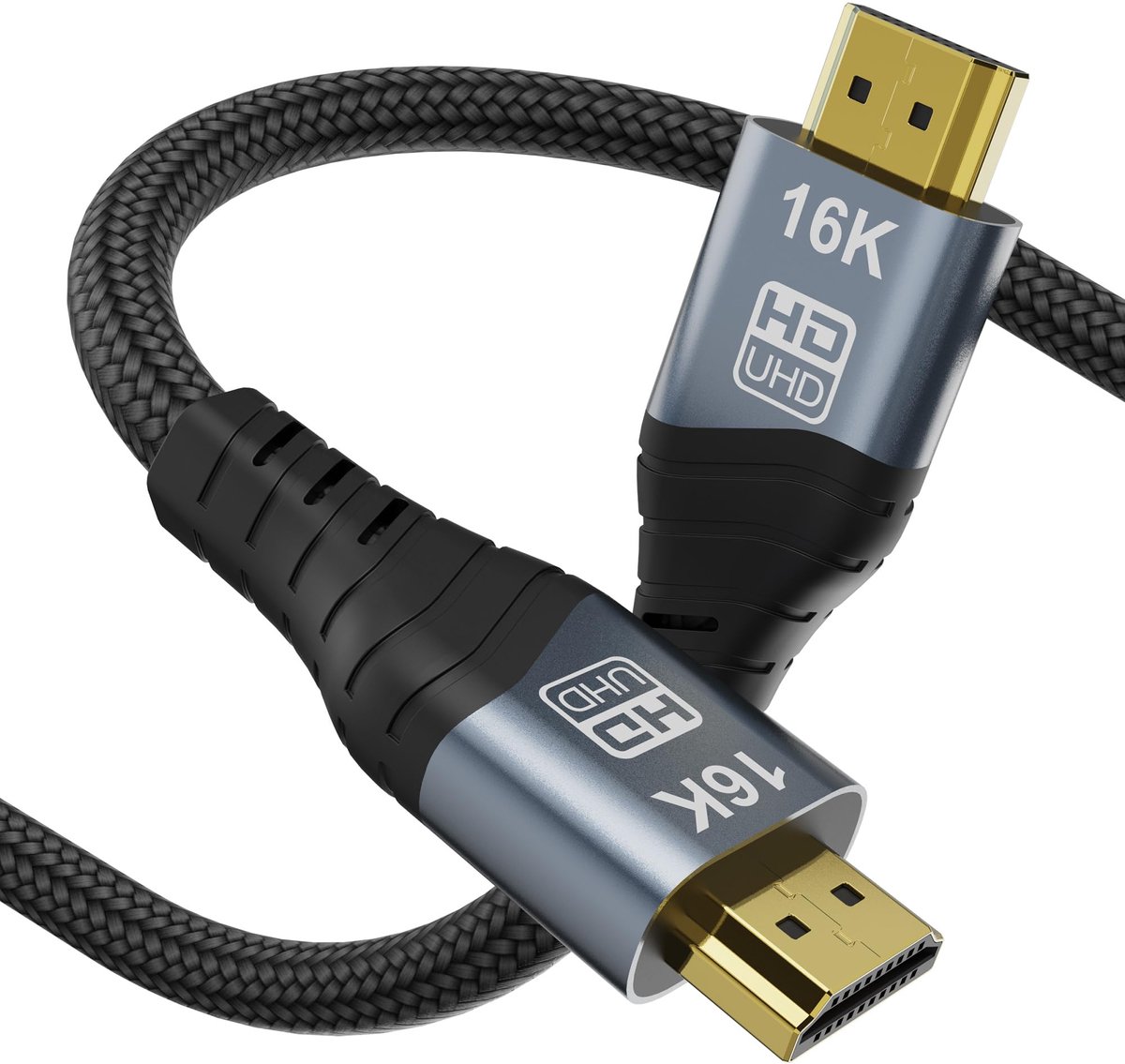 16K HDMI 2.2-kabel, echte UHD HDR, 96 Gbps, 16K@60Hz, 8K@240Hz, 4K@480Hz, ondersteunt HDCP 3D, HDMI-kabel voor PS4, settopboxen, HDTV's en projectoren (3 meter)