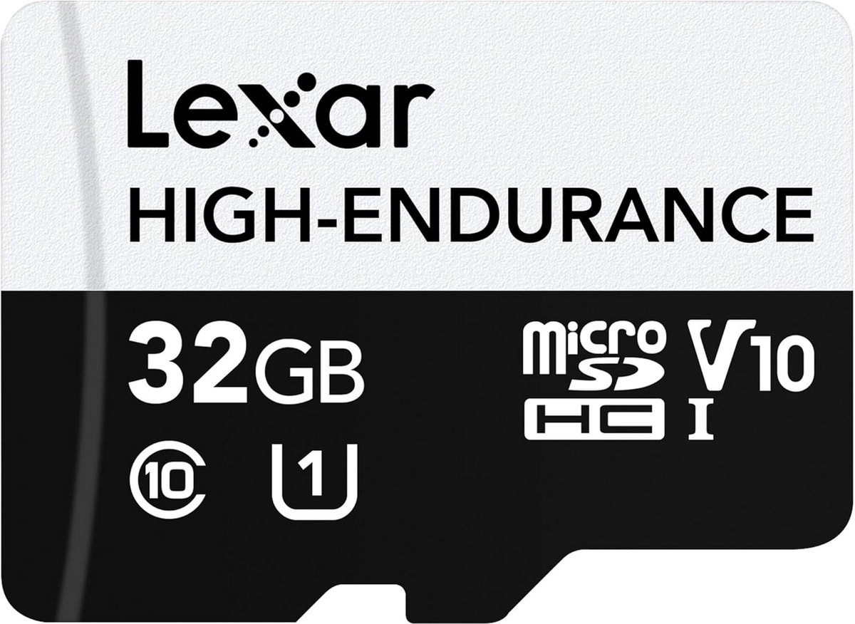 MicroSDHC Kaart Hoge Duurzaamheid UHS-I Class 10 voor Dashcam en Beveiligingscamera
