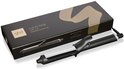 Ghd Curve Soft Curl Tong in doos, met zwarte en gouden opdruk.