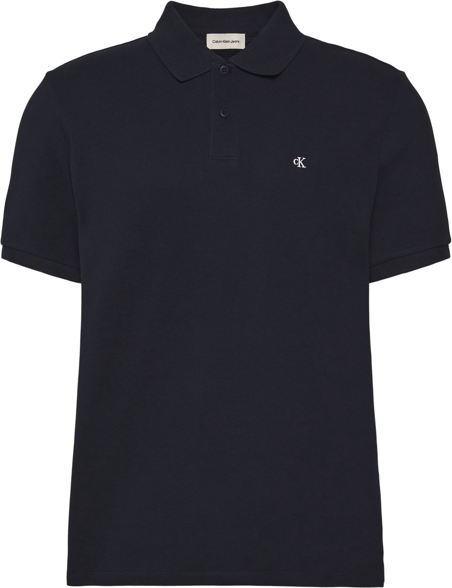 Calvin Klein Jeans Ss Monogram Pique Polo