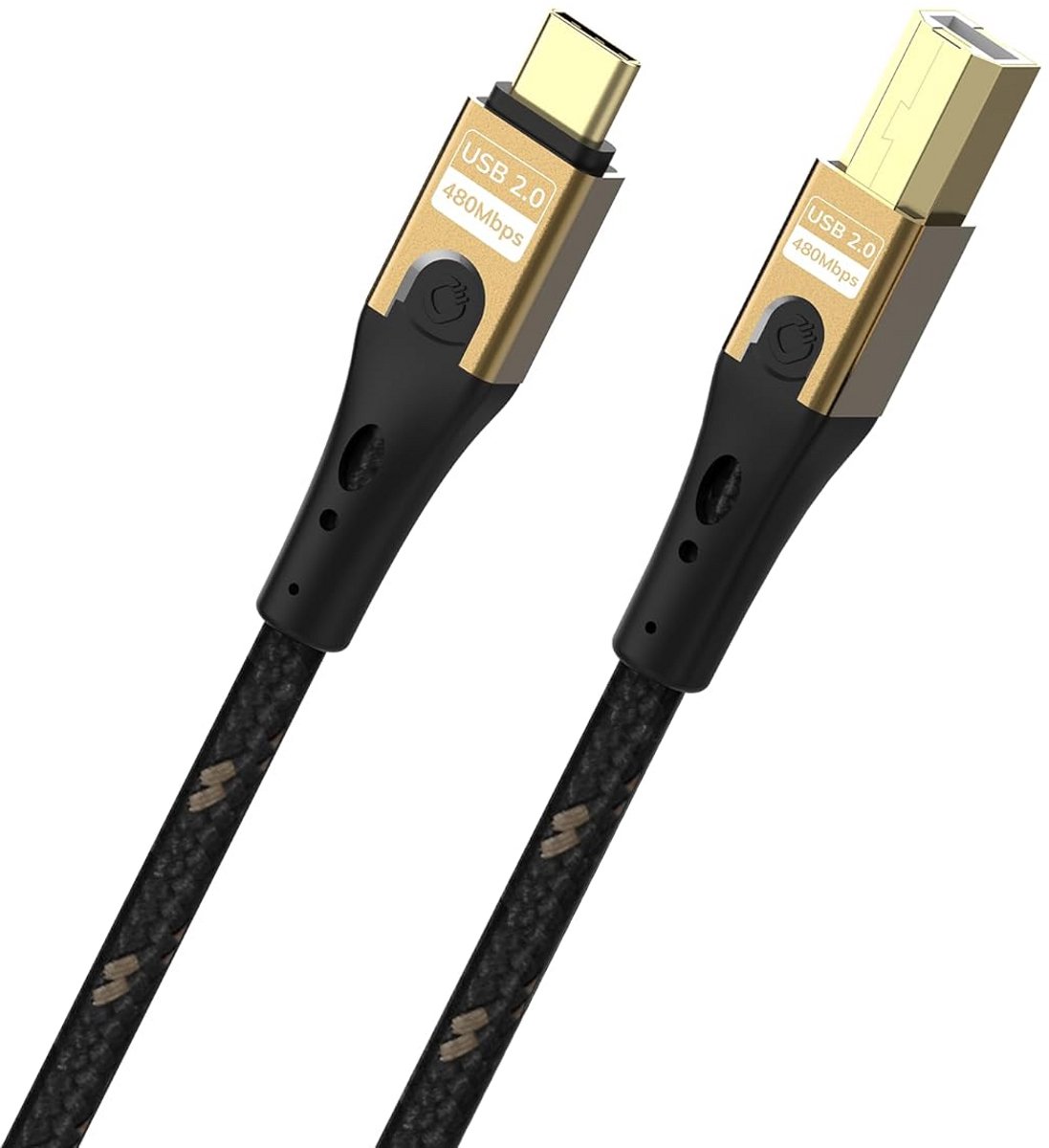 USB-C naar USB-B Kabel voor Hoge Kwaliteit Data en Audio Overdracht