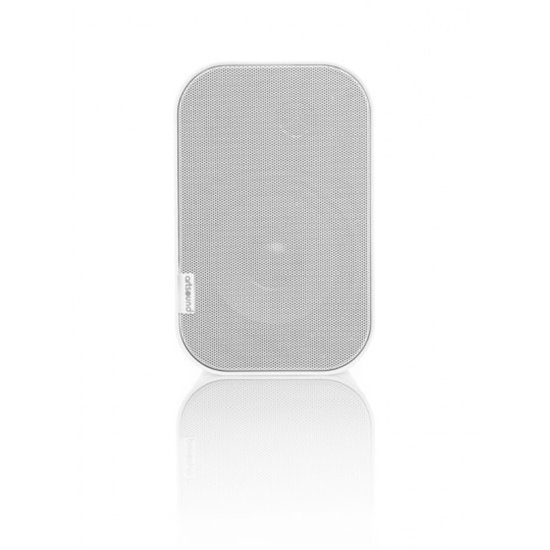Artsound UNI30, Set van 2 passieve luidsprekers, 2-weg hifi luidspreker, 20-60 watt, muurbeugel met kogelgewricht, geschikt voor ruimtes tot 40 m² zoals keuken, café, magazijn, kleur: wit van ArtSound — afbeelding 4