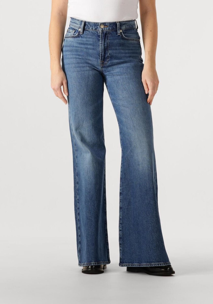 7 For All Mankind Retro Flare Jeans Dames - Broek - Blauw - Maat 27
