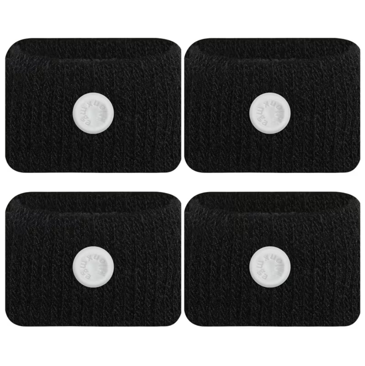 FA-VE Anti-Misselijkheid Polsbandjes – 4 stuks – Acupressuur Polsband – Tegen Reisziekte, Zwangerschapsmisselijkheid & Duizeligheid – Unisex – Zwart