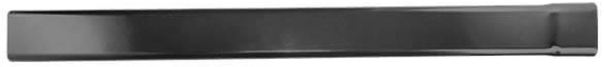 Renoplast® RK65 aluminium regenpijp, 100cm 45x45mm grafiet rechthoekig, dakgoot regengoot dakafvoer plaatmetaal profielen, tuinhuis carport terras balkon insteekgoot, dakgoot