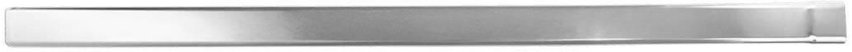 Renoplast® RK65 aluminium regenpijp 200cm 45x45mm Grijs rechthoekig, dakgoot regengoot dakafvoer plaatmetaal profielen, tuinhuis carport terras balkon insteekgoot, dakgoot