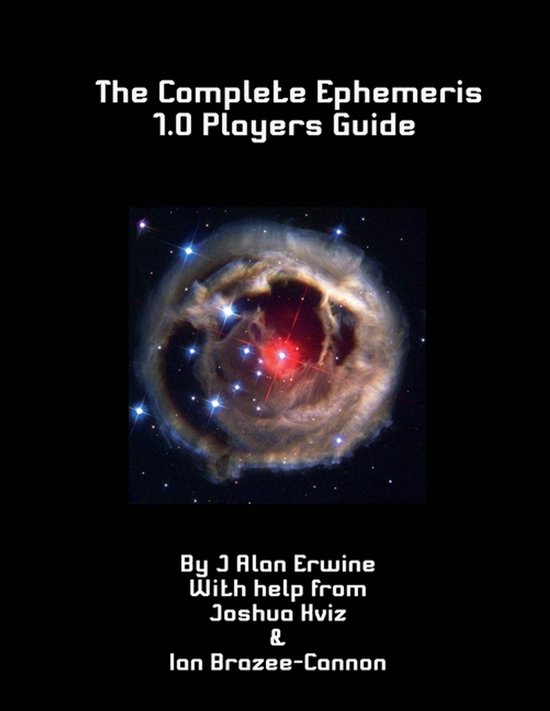 The Complete Ephemeris 1.0 Player's Guide - cover