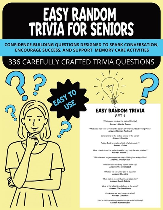 Easy Random Trivia for Seniors | 9798278902294 | Nicole Morales ...