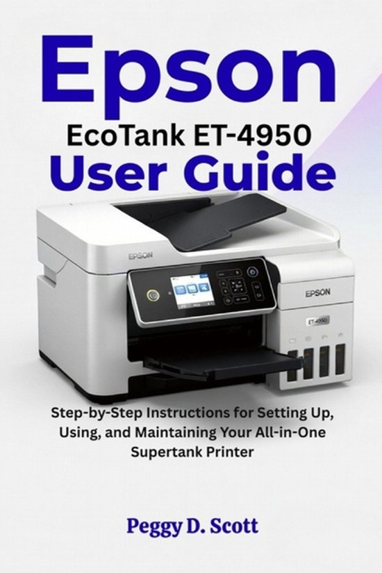 Epson EcoTank ET-4950 User Guide - cover