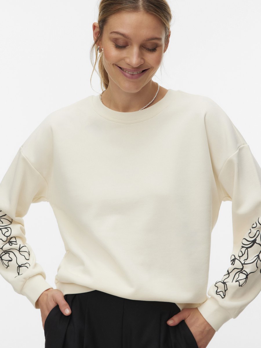 VERO MODA- VMLADA L/S O-NECK SWEATSHIRT JRS BTQ - Heren - Sweatshirt