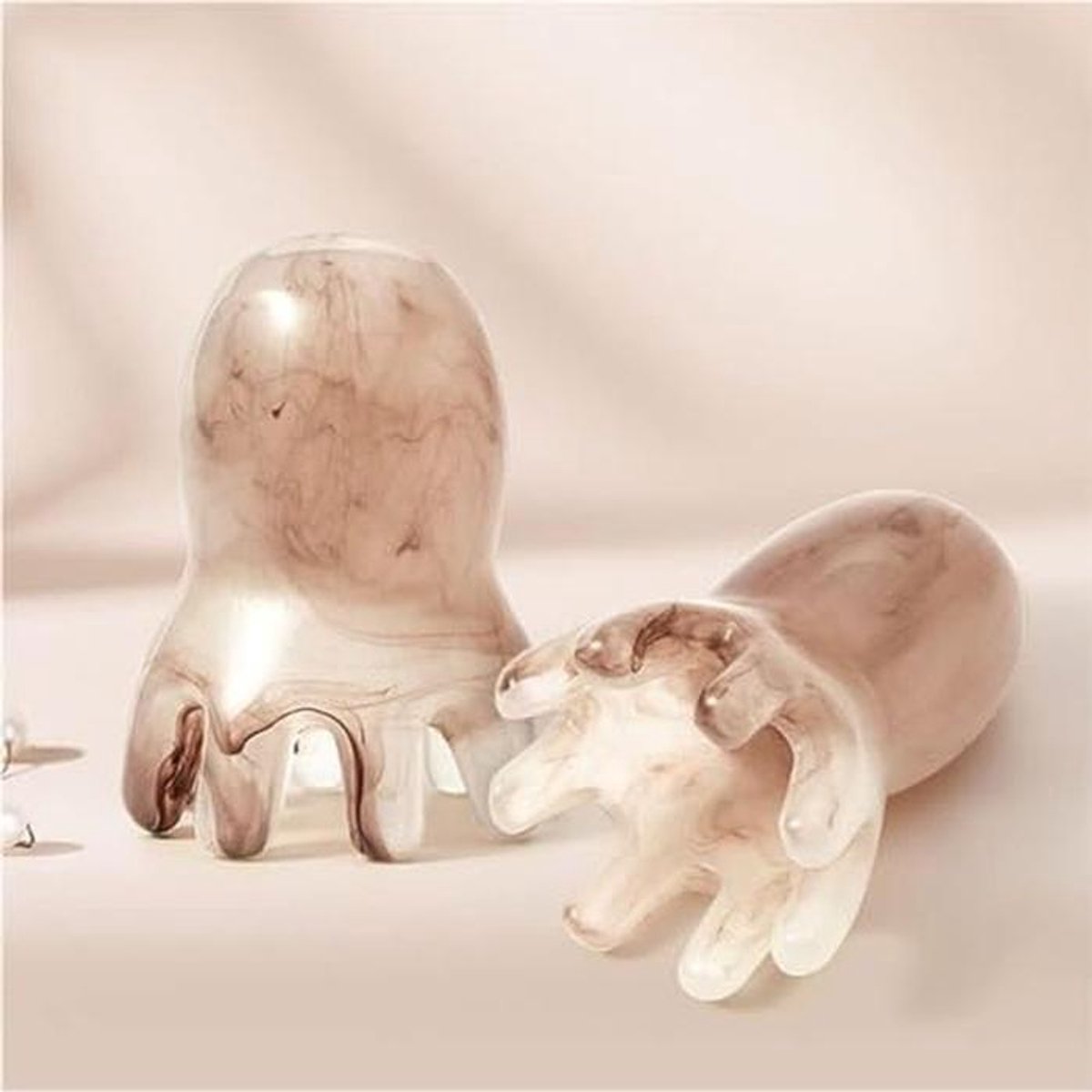 Massage Kam voor Hoofdhuid en Stressverlichting – Set van 2 Octopus Massages
