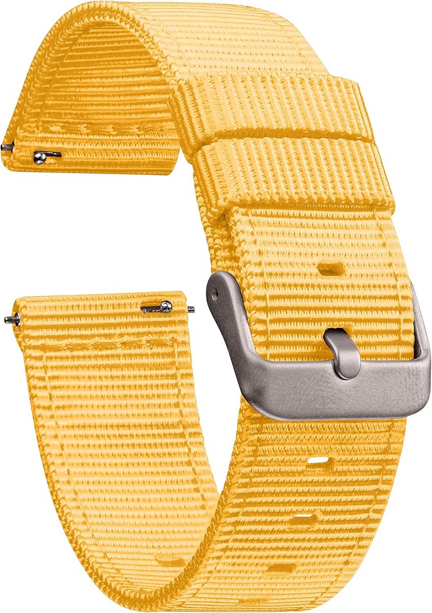 Nylon Horlogebandjes Quick Release - Universele Pasvorm, Diverse Kleuren Maten (14-22mm)