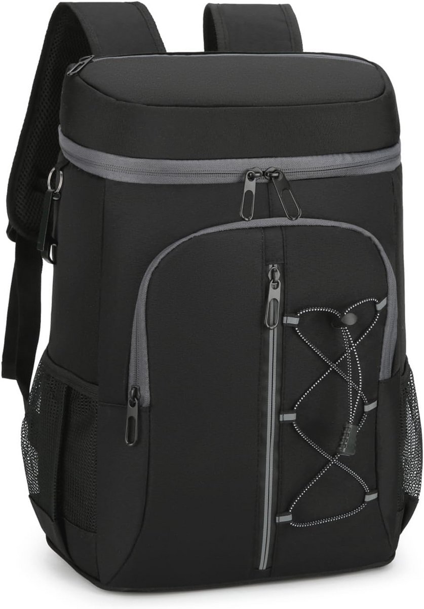 Grote Waterdichte Koelboxrugzak 28 Liter - Isotherme Rugzak voor Picknick met Flesopener