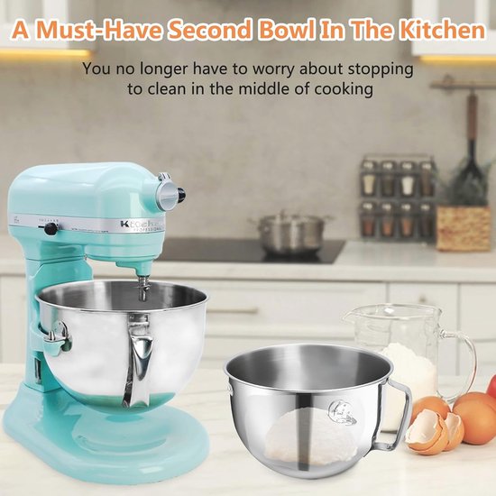 Stainless Steel Flat Beater for 6 Quart Stand Mixers — afbeelding 2