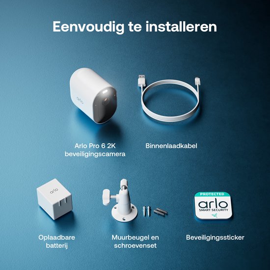 Arlo Pro 6 2K+ beveiligingscamera - 1 IP-Camera van Merkloos — afbeelding 2