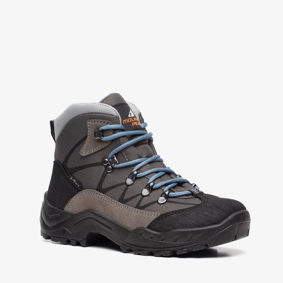 Mountain Peak hoge dames wandelschoenen cat. B – Echt leer Uitneembare zool Grijs
