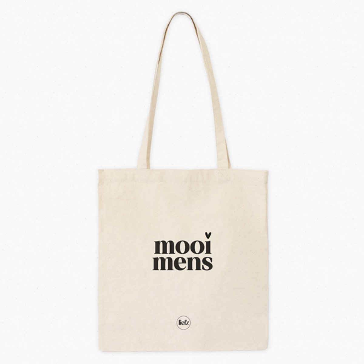 Katoenen tas | Mooi mens | Draagtas | Shopper