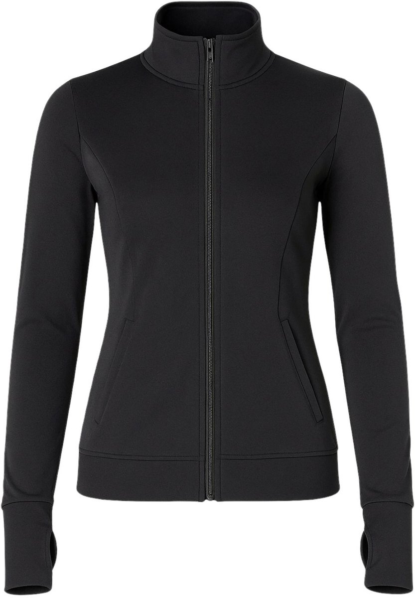 Dansvest met Rits en Duimgaten - Zwart - Dames & Meisjes - Maat XS (34)