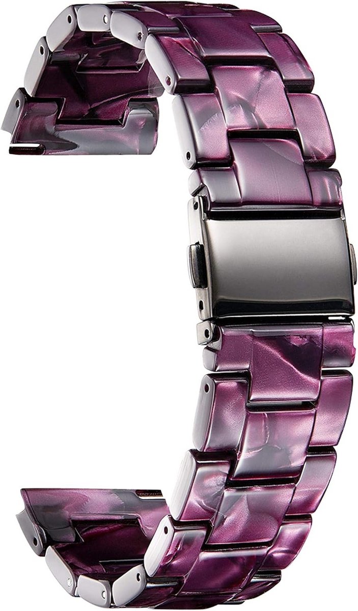 Hars Horlogeband voor Dames en Heren - Verstelbaar met Vouwsluiting en Quick Release