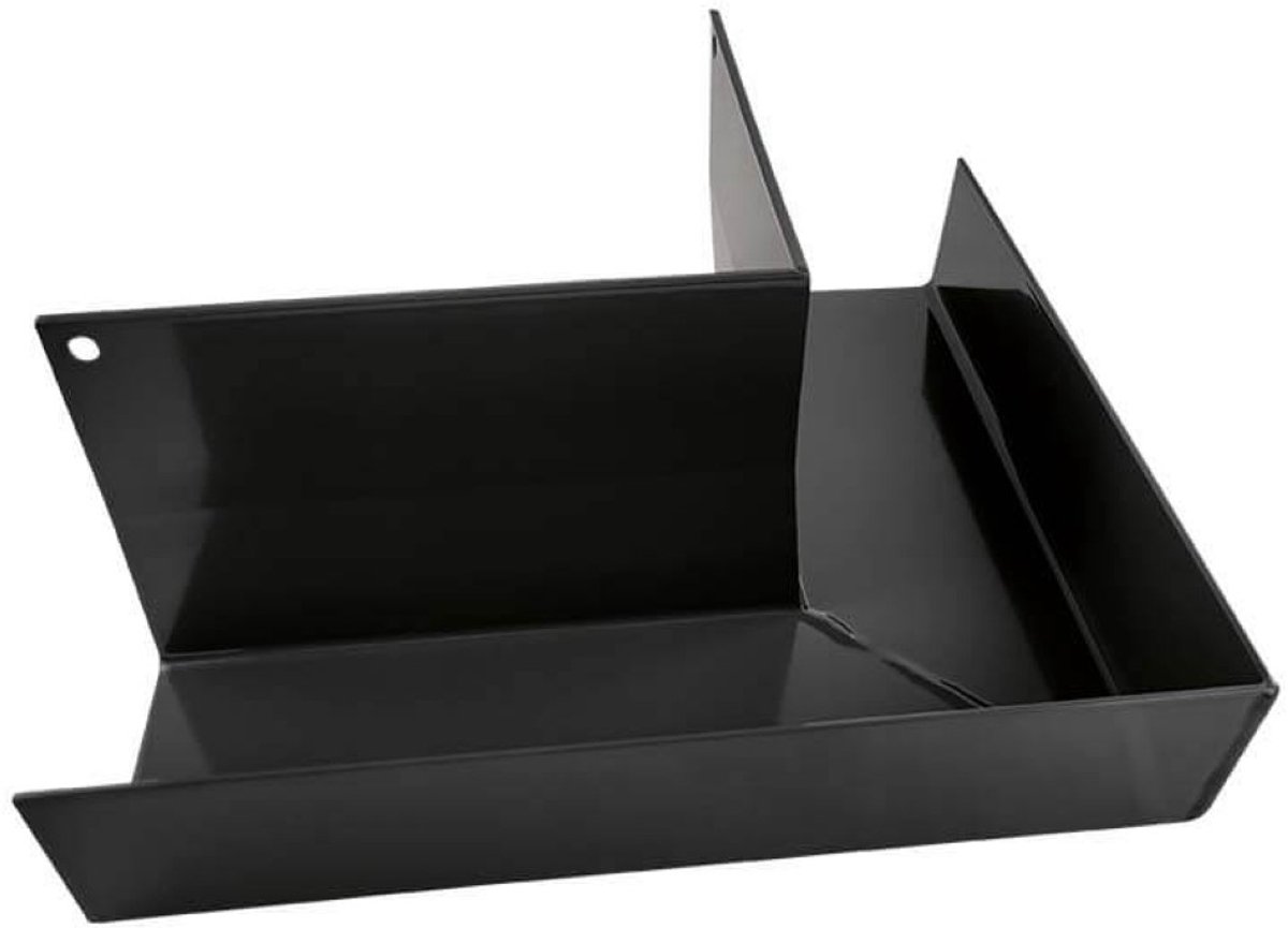 Renoplast® RK65 aluminium dakgoot hoek, buitenhoek 90° grafiet, dakgoot regenwaterafvoer plaatmetalen profielen, tuinhuis carport terras balkon insteekgoot, dakgoot