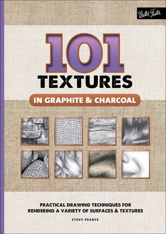 101 Textures in Graphite & Charcoal - cover