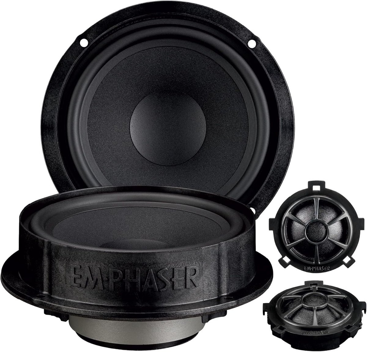 2-Weg Componenten Luidsprekerset 15,5 cm Plug & Play voor VW, Seat, Skoda Auto Audio