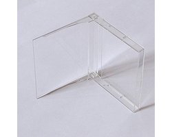 MiniDisc Hoezen Set van 20 - Transparant Kunststof, 64mm x 74mm