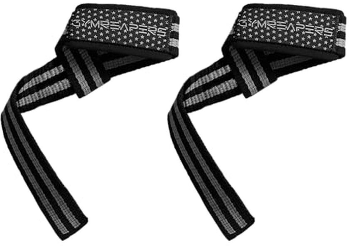Premium Wrist Straps voor Gewichtheffen en Krachttraining - Versterkte Neopreen en 18 Inch Katoen
