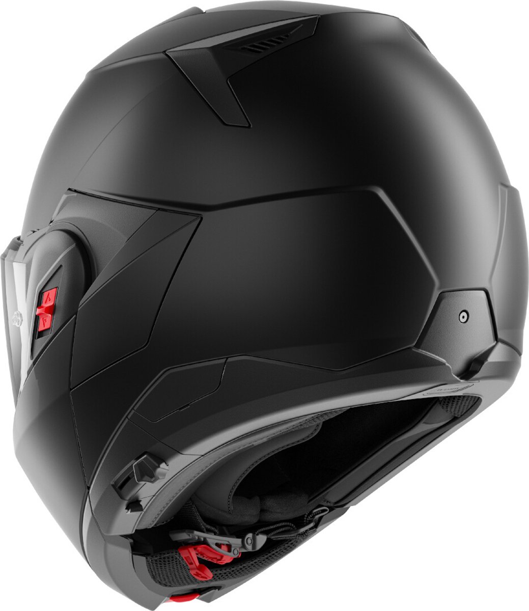 SHARK Oxo Dark Shadow Mat Zwart Mat KMA Systeemhelm - Maat L - Helm – foto 8