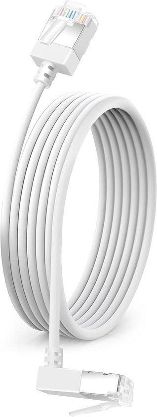 Cable Rj45 Coudé LANMINGLEL Câble Ethernet Cat5e Court 90 Degrés Cat 5e LAN RJ45 Mâle Vers Mâle Pour Routeur, Modem, Smart TV, PC, Ordinateur Portable, 30 Cm Cable Ethernet Cat6 Cable Rj45 Coudé LANMINGLEL Câble Ethernet Cat5e Court 90 Degrés Cat 5e LAN RJ45 Mâle Vers Mâle Pour Routeur, Modem, Smart TV, PC, Ordinateur Portable, 30 Cm Cable Ethernet Cat6