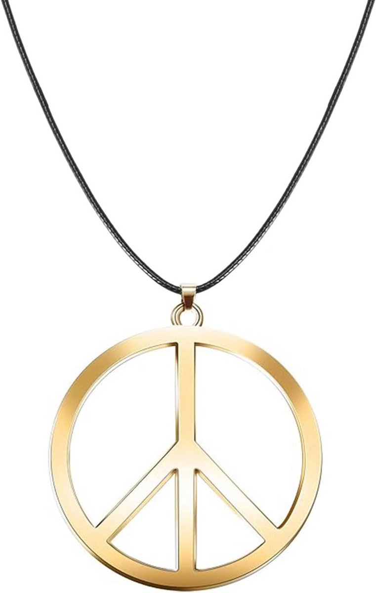 Regenboog Vredessymbool Ketting - Hippie Sieraden voor Feest en Carnaval