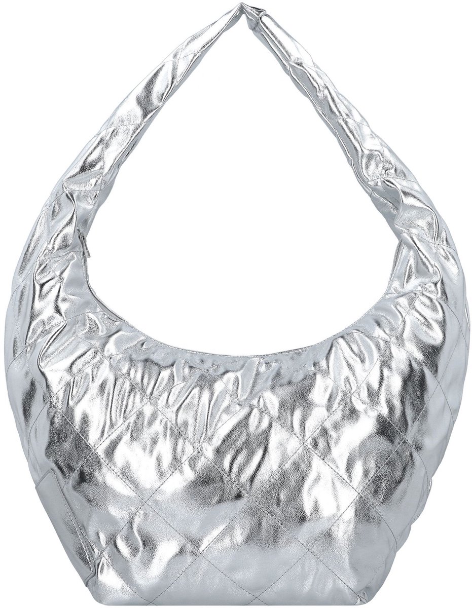 Seidenfelt Evenes Schoudertas 57 cm - Dames - silver