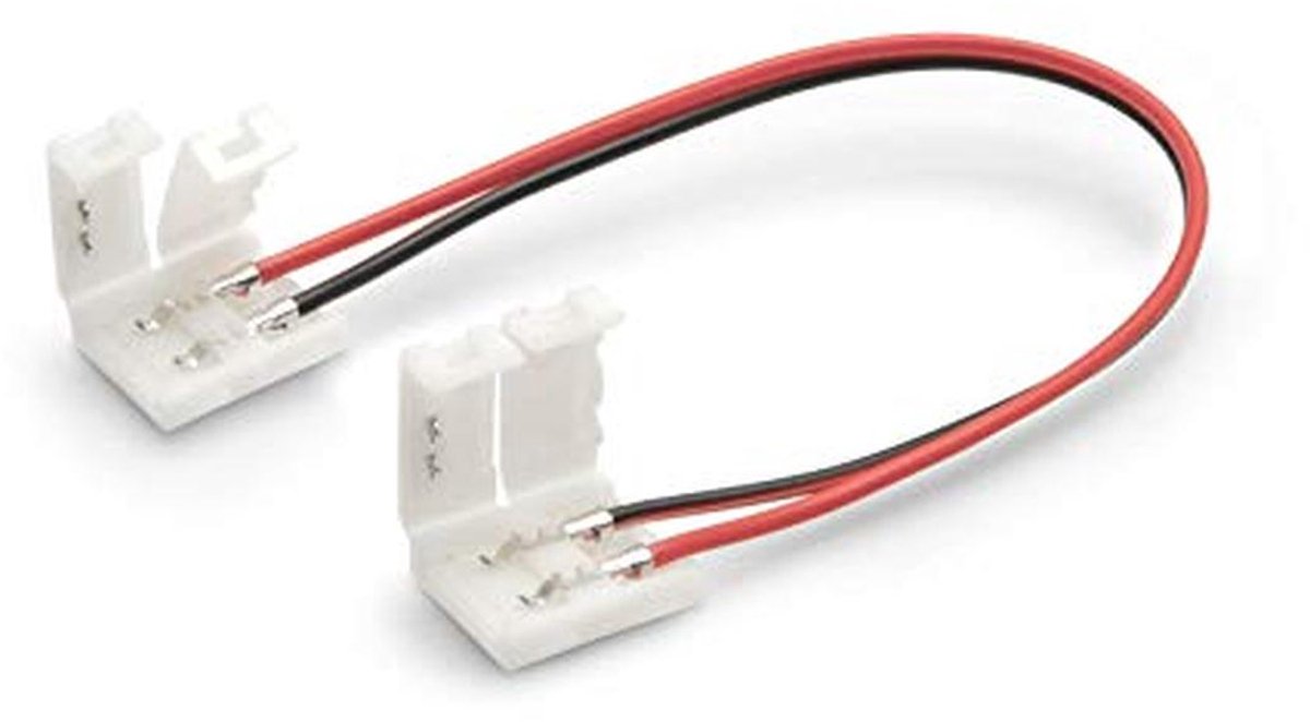3-delige 15 cm kabelset met clipbevestiging en snelkoppeling voor LED-strips
