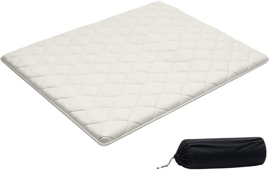 Japans Tatami SucceBuy - Opvouwbare Tatami Matras Van Natuurlijk Riet 203 X 99 Cm