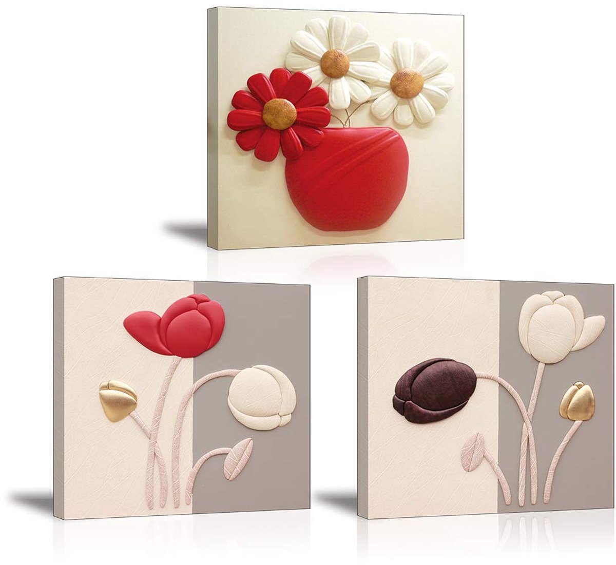 Unyqoos Canvasafbeeldingen voor stijlvolle wanddecoratie in huis en kantoor bloemen