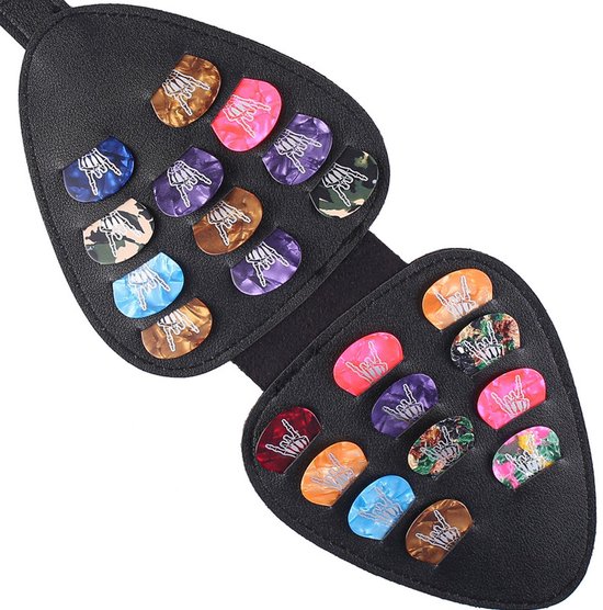 Gitaar Plectrum Set - Inclusief Opbergbox - Diverse Plectrums voor Gitaar en Basgitaar