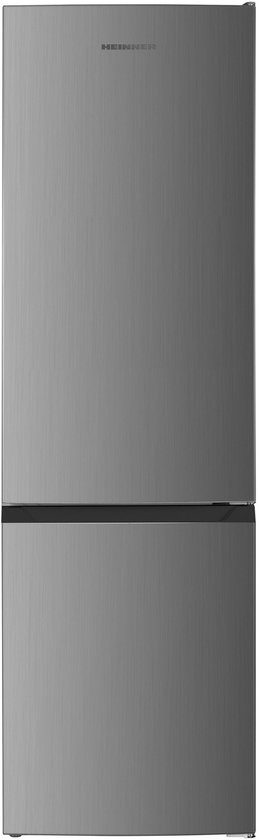 Heinner HC-HM262INVXD koel-vriescombinatie 262L, inverter compressor, energiezuinig, LED-verlichting, RVS, omkeerbare deur