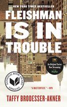 Nieuw-York Times bestseller Fleishman is in Trouble, met een afbeelding van een stad met gebouwen