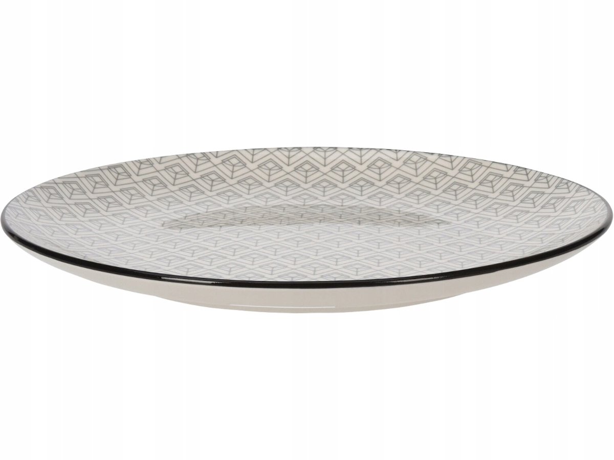 Porseleinen Dinerbord Plat 26,5 cm - GEO Geometrisch Ontwerp