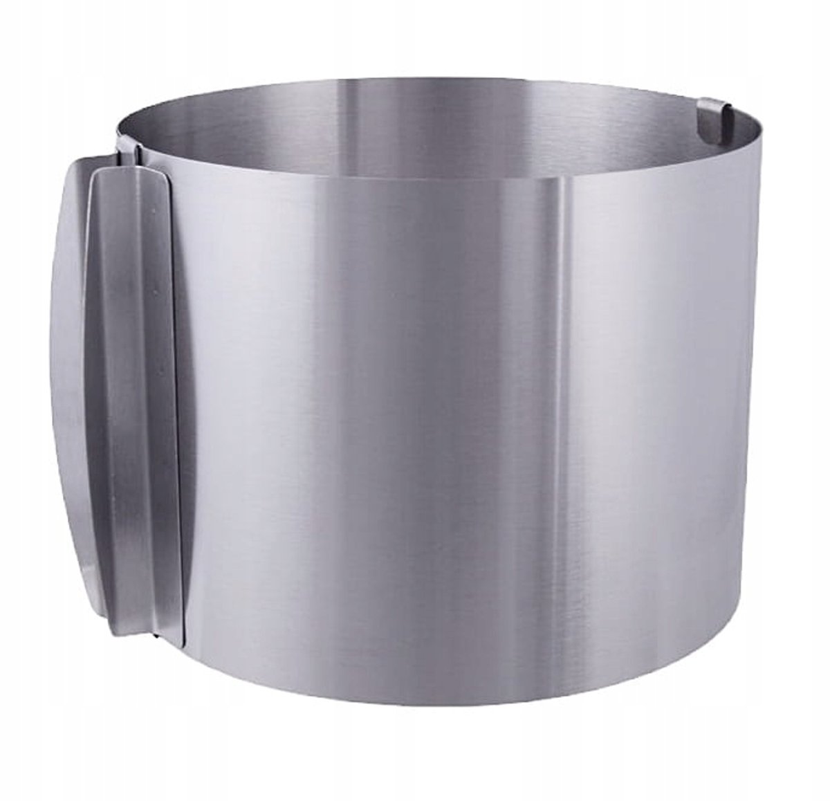 Verstelbare Taartring 16-30cm, Hoogte 12cm, Roestvrij Staal